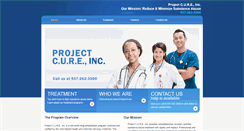 Desktop Screenshot of projectcureinc.org